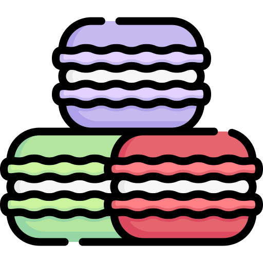 Macaron gastronomy food and restaurant sugar icon Macaron gastronomy food and restaurant sugar icon