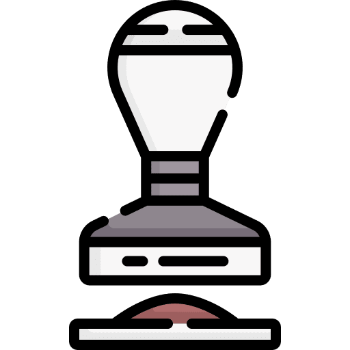 Tamper tamper press coffee shop icon Tamper tamper press coffee shop icon