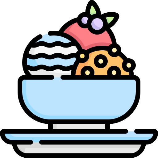 Ice cream food and restaurant summertime summer icon Ice cream food and restaurant summertime summer icon