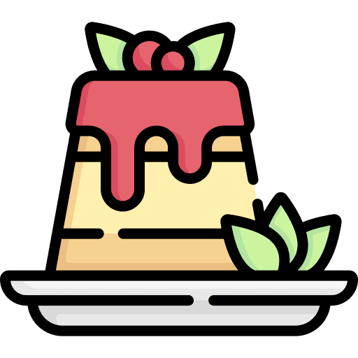 Pudding food and restaurant sweet food pudding icon Pudding food and restaurant sweet food pudding icon