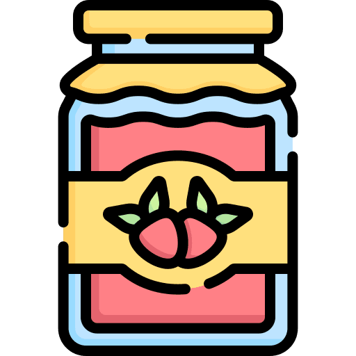 Jam jar jam food and restaurant icon Jam jar jam food and restaurant icon