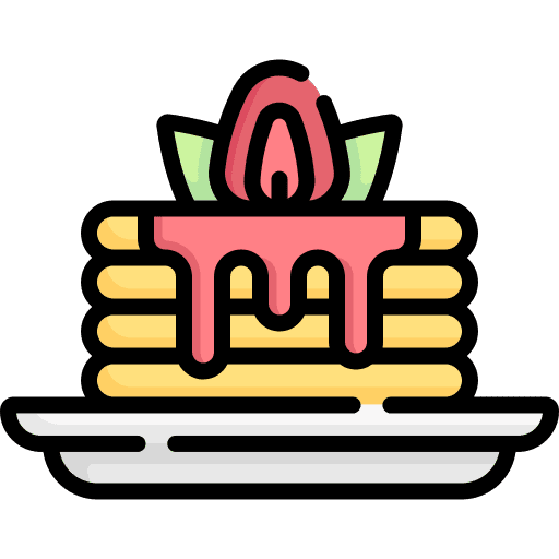 Pancake pancake sugar food and restaurant icon Pancake pancake sugar food and restaurant icon