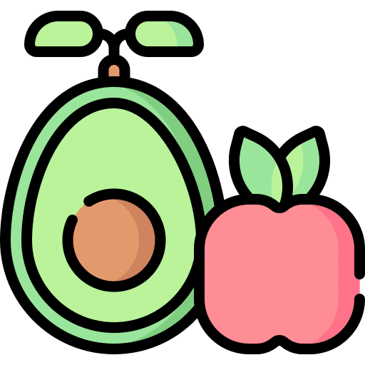 Nutrition avocado vegetarian healthy icon Nutrition avocado vegetarian healthy icon