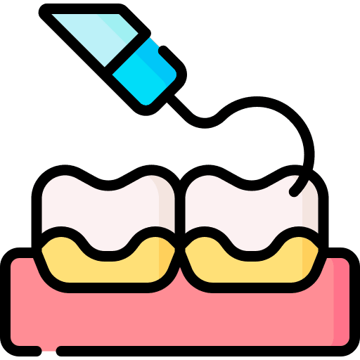 Scaling dental care medical tool healthcare and medical icon Scaling dental care medical tool healthcare and medical icon