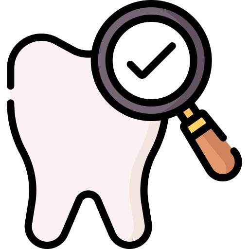 Dental checkup teeth healthcare and medical dental care icon Dental checkup teeth healthcare and medical dental care icon