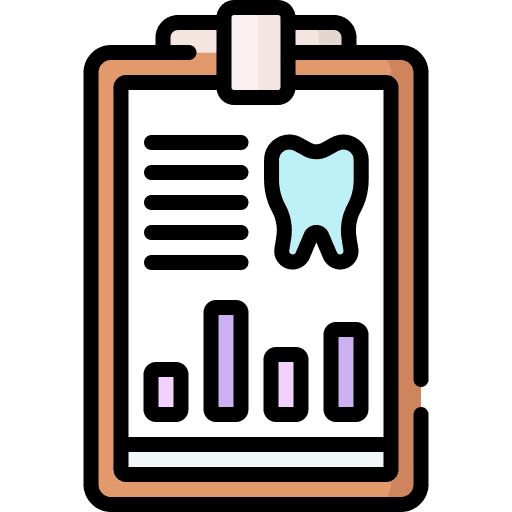 Dental record tooth dental report dentist icon Dental record tooth dental report dentist icon