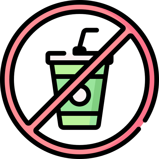 No fast food prohibition no junk food signaling icon No fast food prohibition no junk food signaling icon