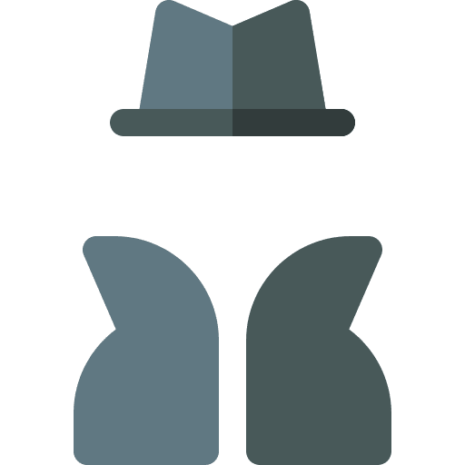 Invisible man cape superpower avatar icon