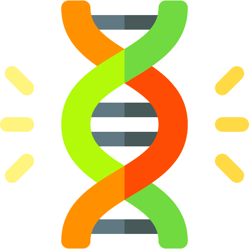 Mutant science biology dna structure icon