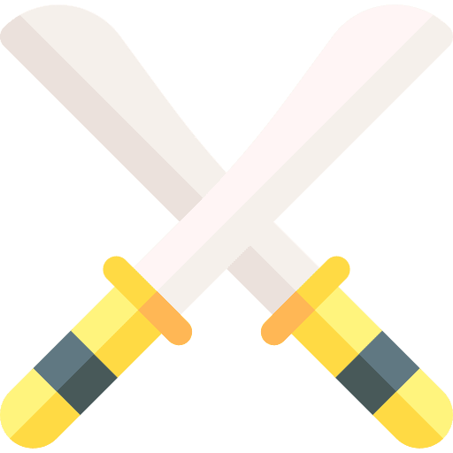 Swords fight antique war icon Swords fight antique war icon