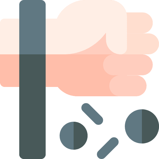 Strenght punch comic fictional character icon Strenght punch comic fictional character icon