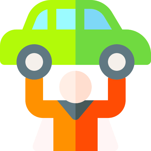 Superhero car user cultures icon Superhero car user cultures icon