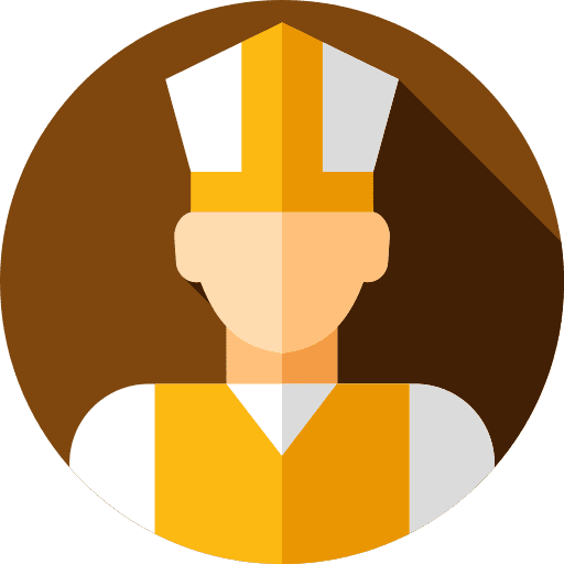 Pope religion catholic people icon