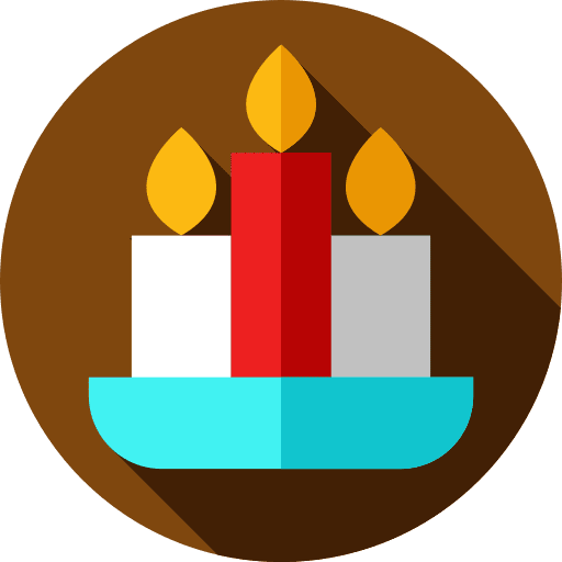 Candle furniture and household decoration fire icon Candle furniture and household decoration fire icon