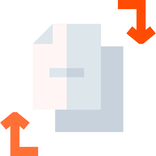 Change files and folders literature files icon