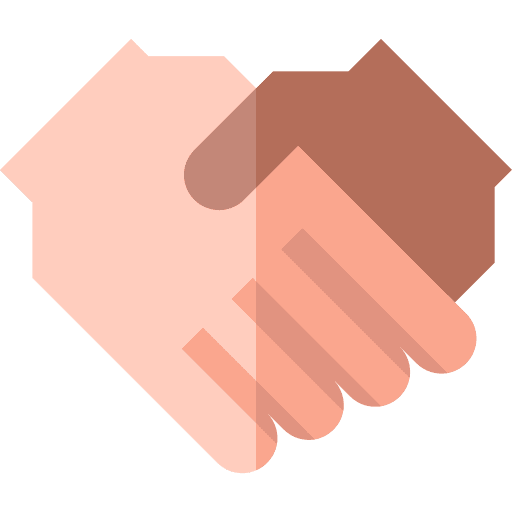 Deal hands and gestures ally business and finance icon