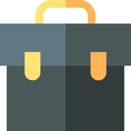 Briefcase portfolio travel bag icon Briefcase portfolio travel bag icon