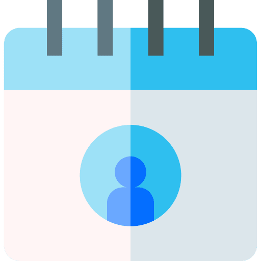 Calendar healthcare organization man icon Calendar healthcare organization man icon