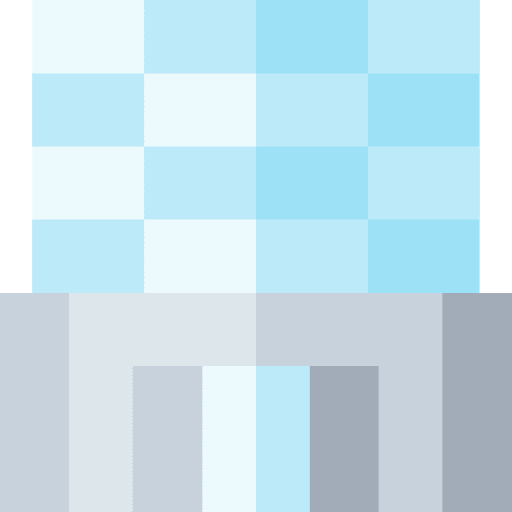 Office building architecture and city office block icon Office building architecture and city office block icon