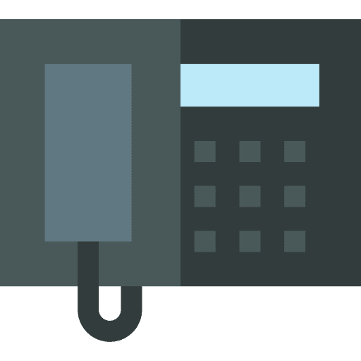 Telephone phone office material communications icon Telephone phone office material communications icon