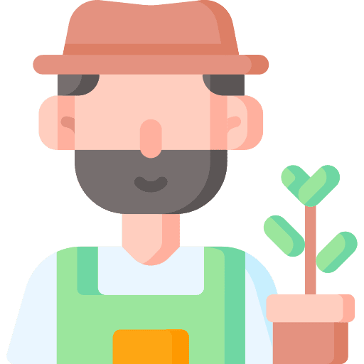 Farmer professions and jobs farming man icon Farmer professions and jobs farming man icon