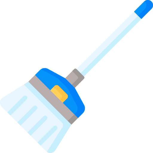 Broom clean brush furniture and household icon Broom clean brush furniture and household icon