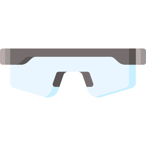 Safety glasses racing safety glasses equipment icon Safety glasses racing safety glasses equipment icon