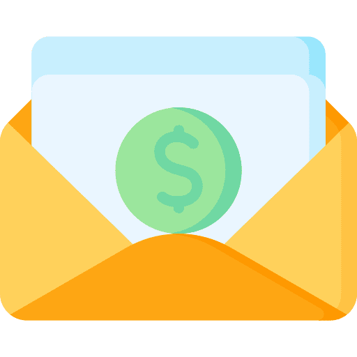 Salary send money envelope salary icon Salary send money envelope salary icon