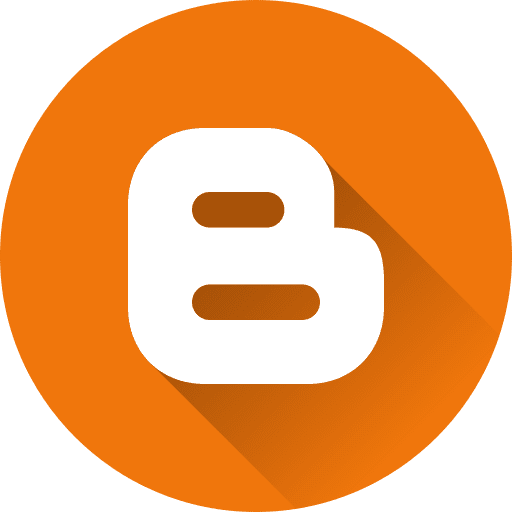 Blogger logotype social network logo icon