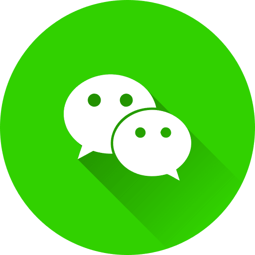 Wechat brands and logotypes social media message icon