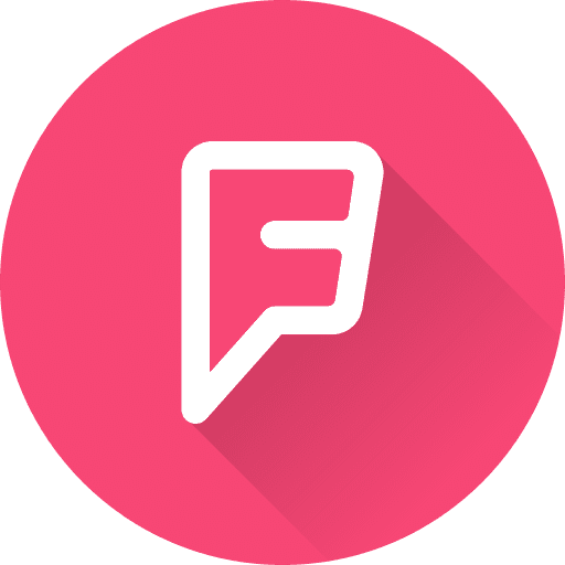 Foursquare foursquare social media logotype icon