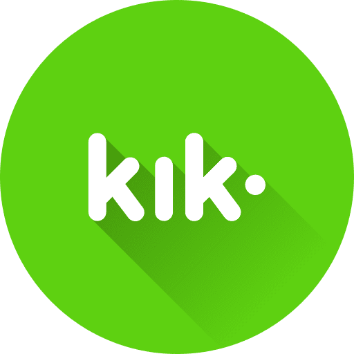 Kik kik logotypes logotype icon
