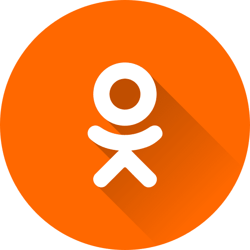 Odnoklassniki social media brand logotype icon