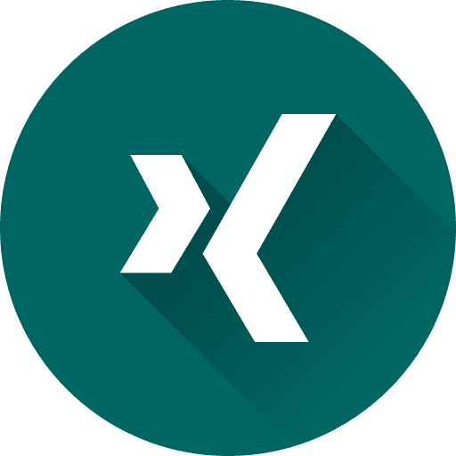 Xing logotype logo xing icon