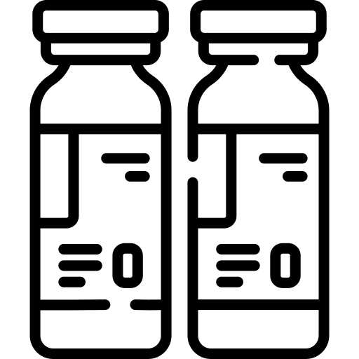 Ampoule healthcare and medical vaccine medicine icon