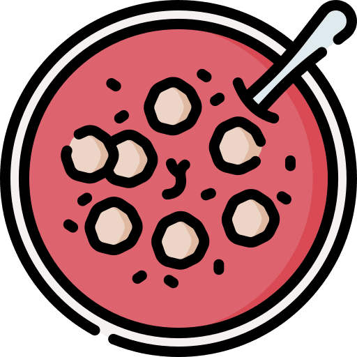 Meatball sauce gastronomy meat icon