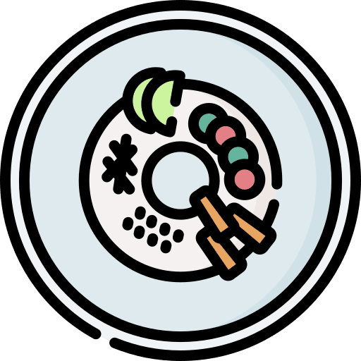 Sushi sushi roll raw roll fish icon