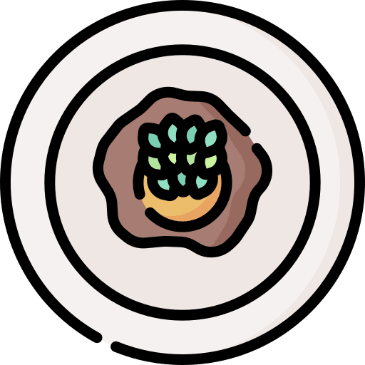 Plate restaurant food gastronomy icon Plate restaurant food gastronomy icon