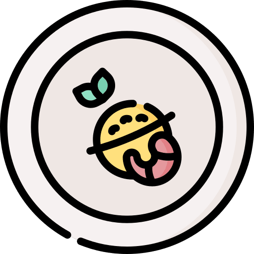 Polenta mush spoon food and restaurant icon Polenta mush spoon food and restaurant icon