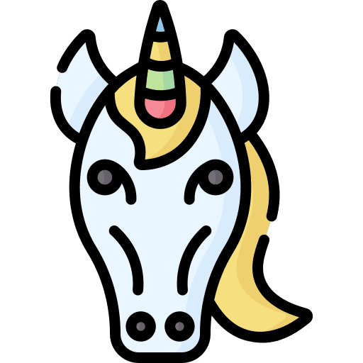Unicorn animals fantasy miscellaneous icon Unicorn animals fantasy miscellaneous icon