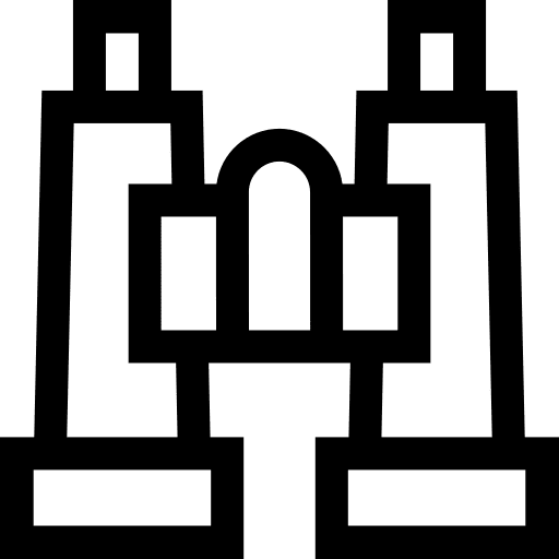 Binocular binocular see view icon