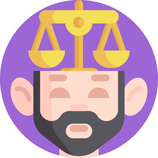 Law education miscellaneous thought icon