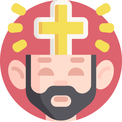 Religion christianism cultures head icon Religion christianism cultures head icon