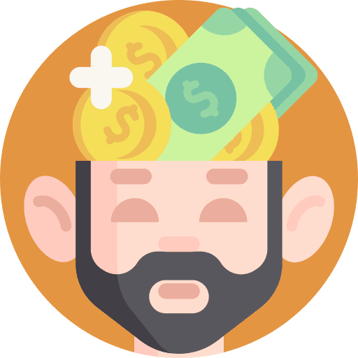 Money head symbol dollar icon Money head symbol dollar icon