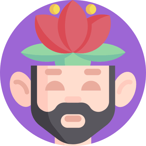 Calm head lotus calm icon Calm head lotus calm icon
