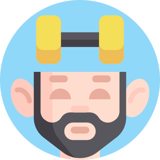 Strength head sports and competition man icon Strength head sports and competition man icon