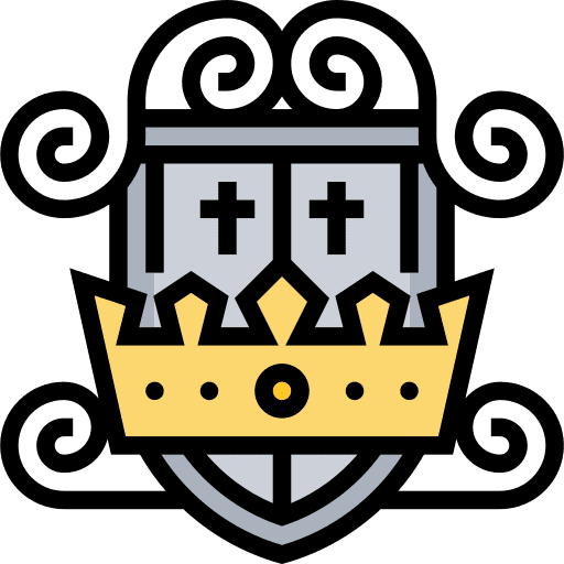 Crest crown crest heraldic icon Crest crown crest heraldic icon