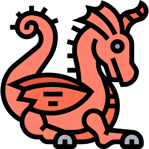 Dragon animals monster mythology icon