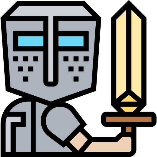 Sword knight protection weapon icon Sword knight protection weapon icon