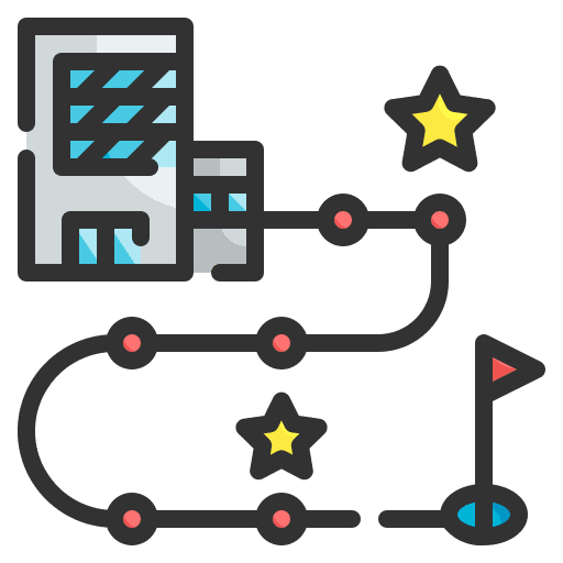 Company workplace startup corporate icon